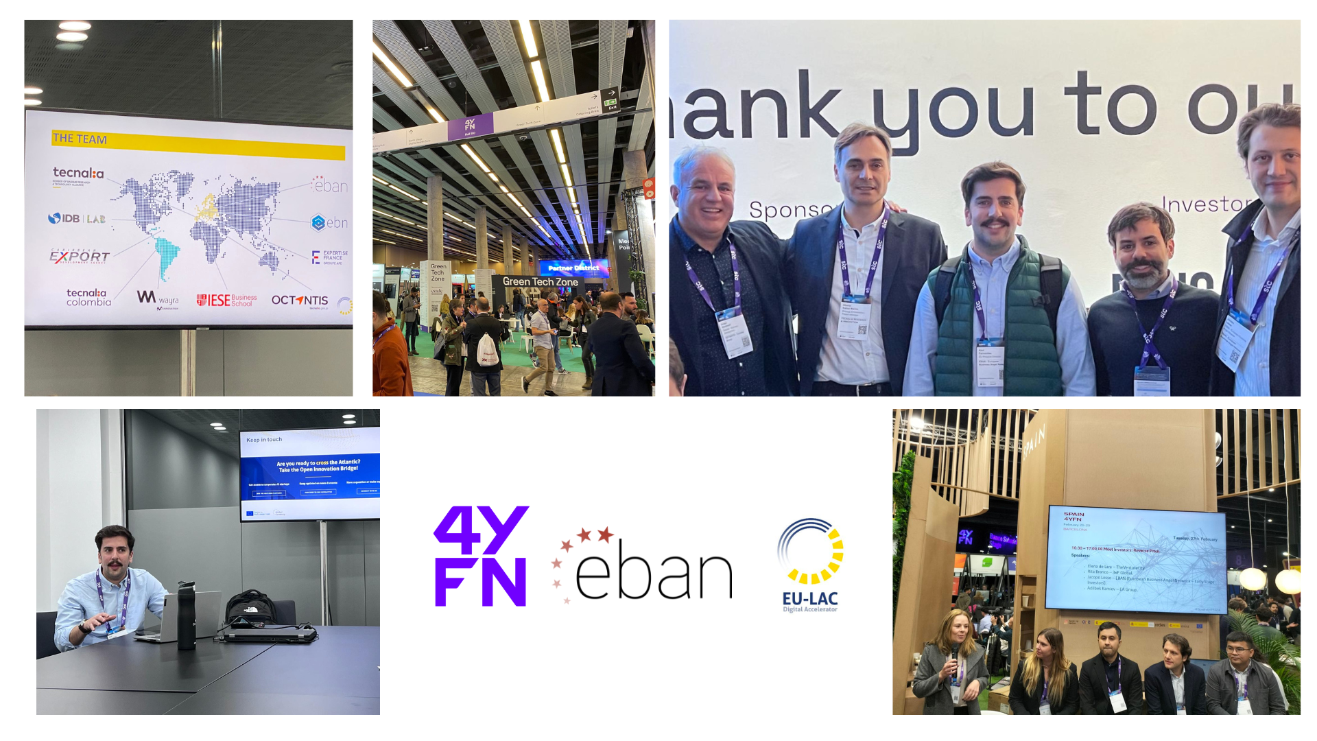 EBAN and EULAC were together in 4YFN in Barcelona