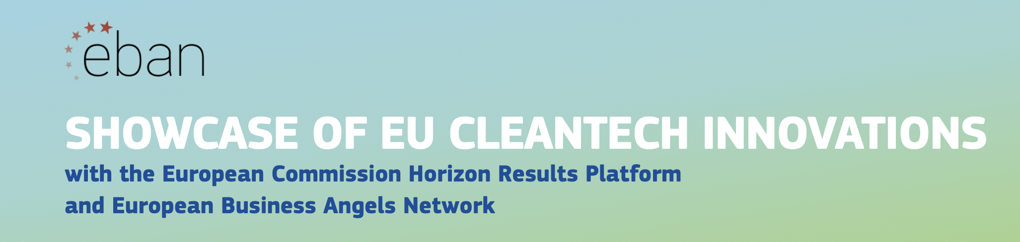 EBAN and HRP Showcase CleanTech Startups to Angels