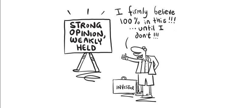 Strong Opinions, Weakly Held by Peter Cowley