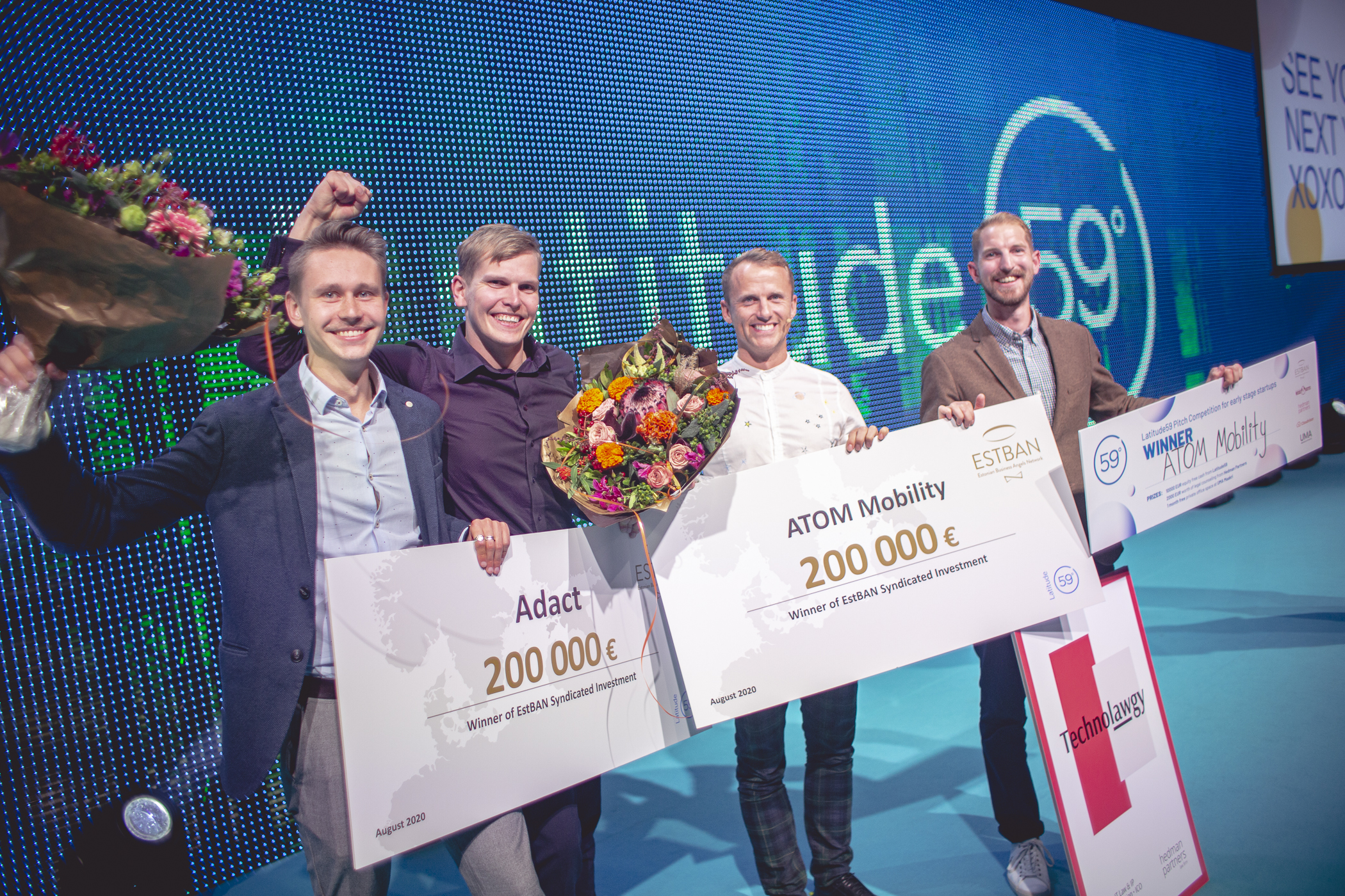 Latitude59 and Estonian Business Angels Network Pitching Competition winners got €400K investment.