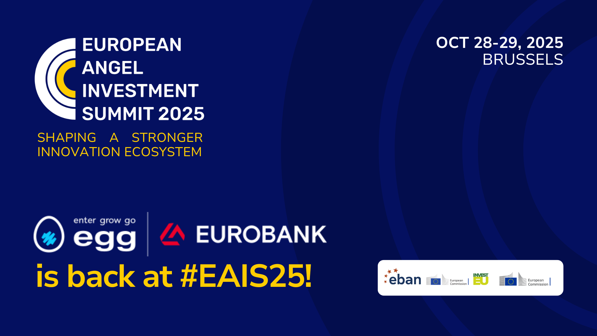 egg: Back to inspire. Back at EAIS25